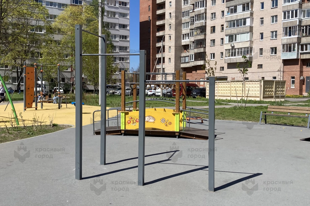 Турник трехуровневый - фото 1