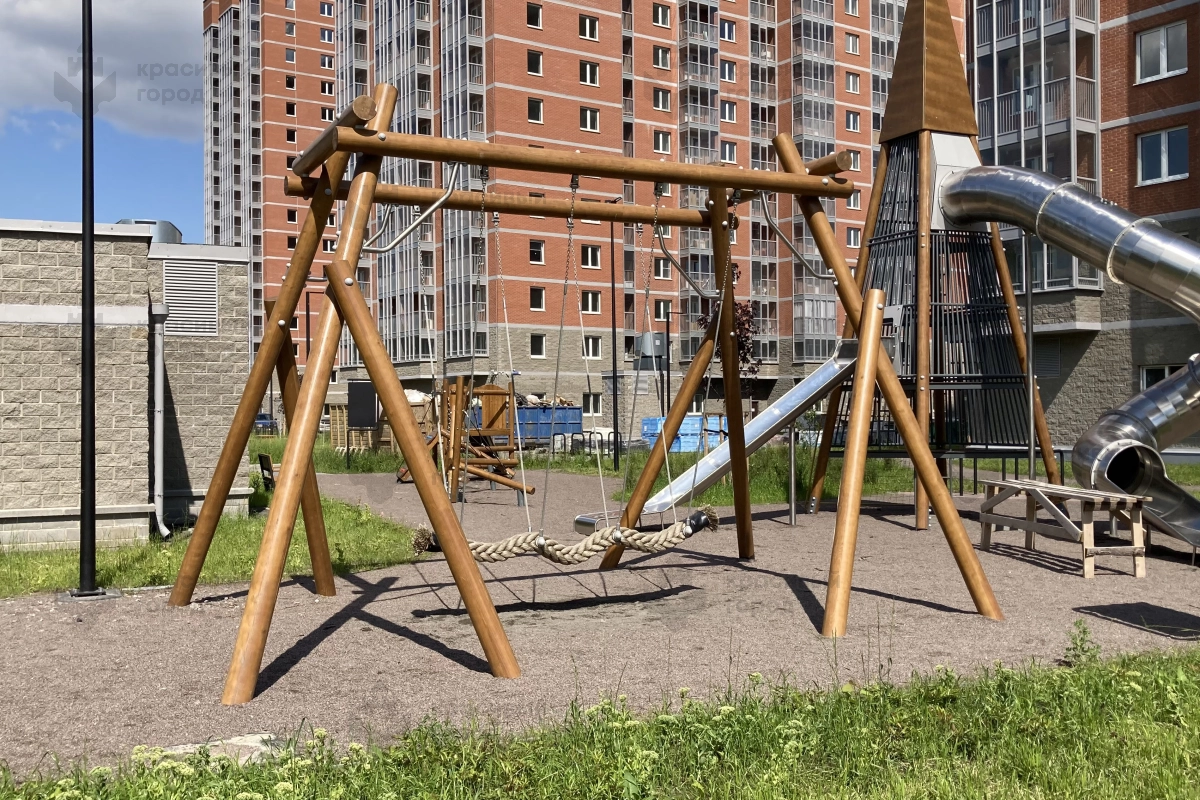 Качели на круглых столбах «Викинг» - фото 3