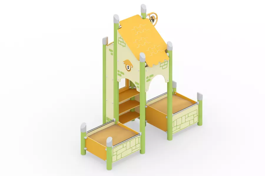 Песочный дворик «Дом культуры» тип-1