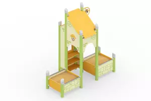 Песочный дворик «Дом культуры» тип-1