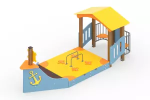 Песочница «Катерок-3 с крышкой»