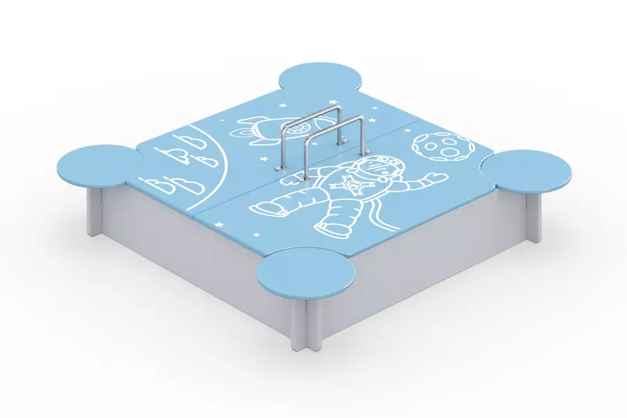 Песочница с дверцами «Космос»