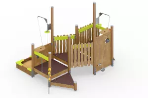 Игровой дворик «Оазис» с песочницей «Тропики»