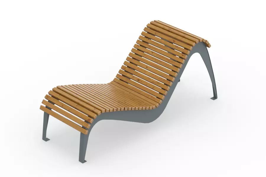 Уличный шезлонг