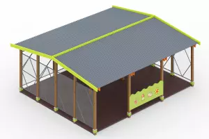 Теневой навес тип 6.1