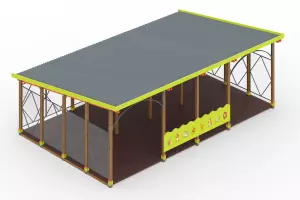 Теневой навес тип 6.2