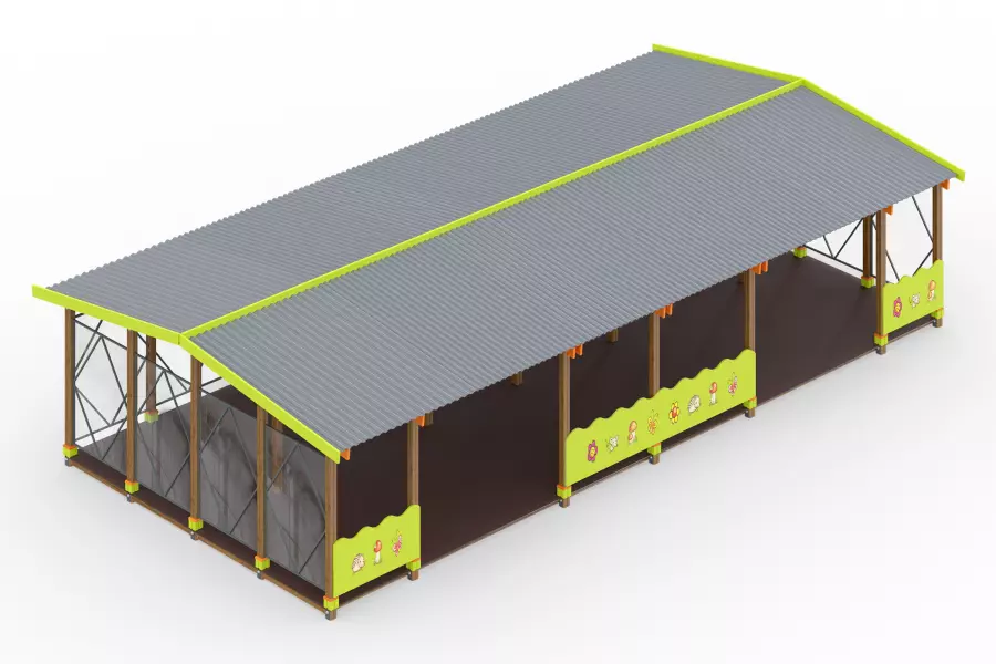 Теневой навес тип 6.7