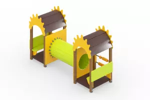 Беседка с тоннелем