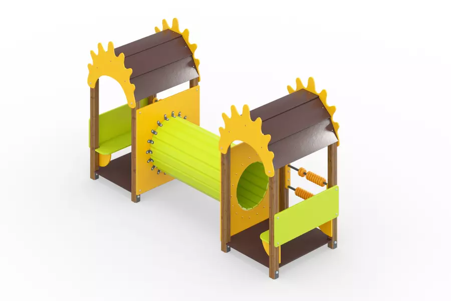 Беседка с тоннелем