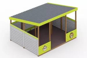 Теневой навес «Джунгли» зеленый