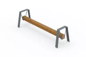 Бревно на цепях