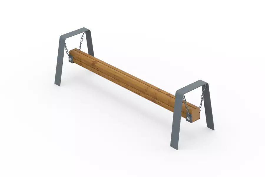 Бревно на цепях