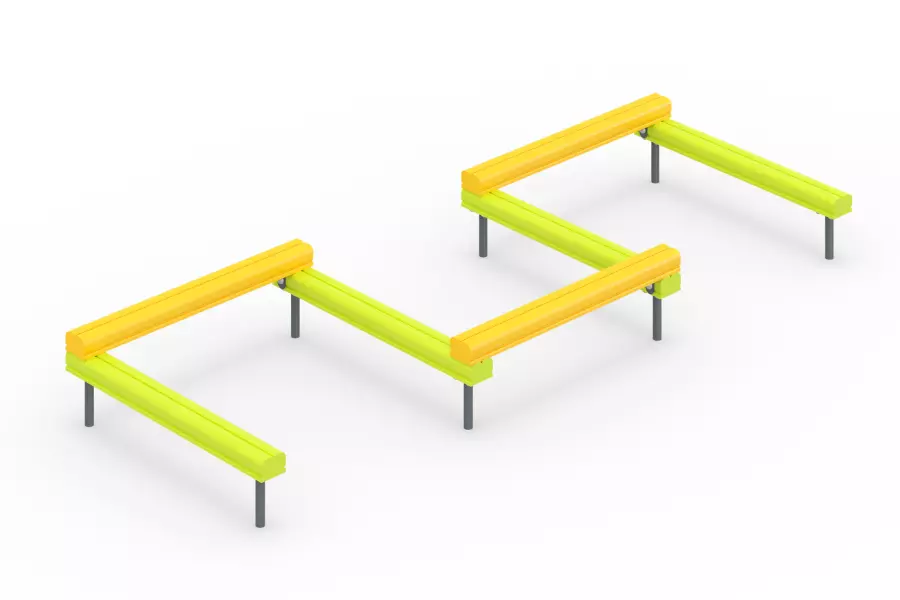 Бум бревно «Змейка-2»