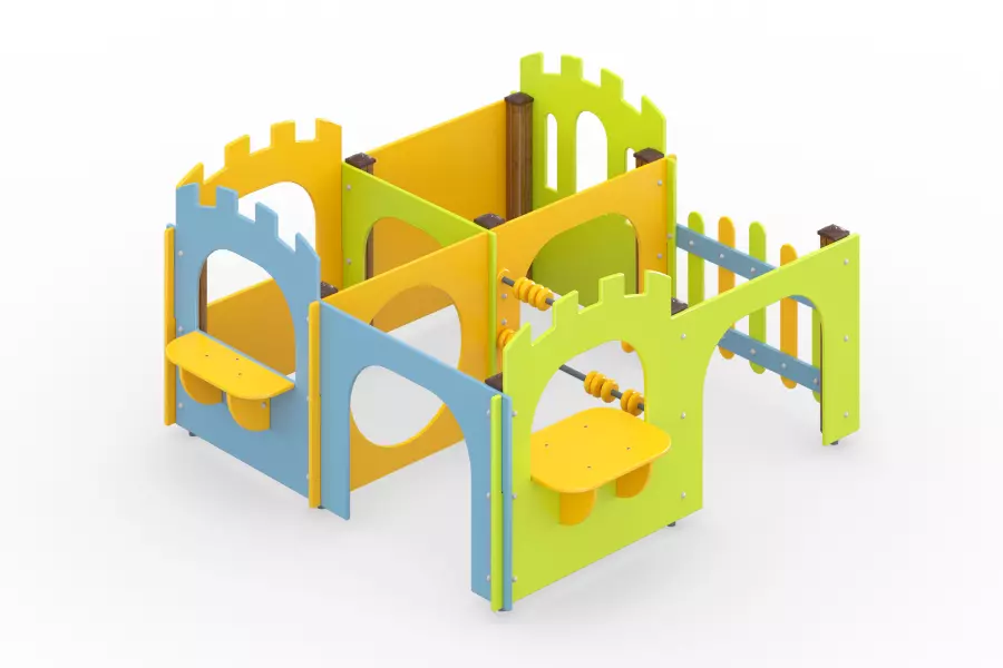 Лабиринт «Крепость» 4 секции мини