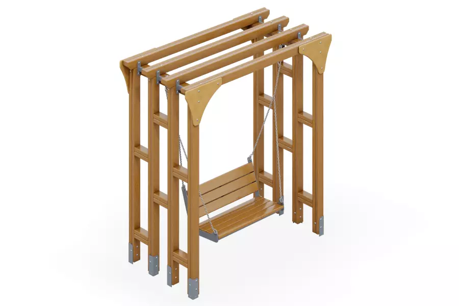 Скамейка на цепях «Модерн»