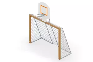Ворота для мини футбола с баскет. кольцом