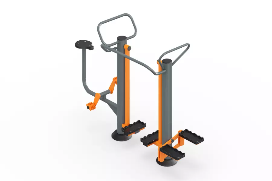 Уличный тренажер «Велосипед + Скороход + Степ»