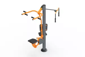 Уличный тренажер «Подтягивание + Гиб колена + Тяга»