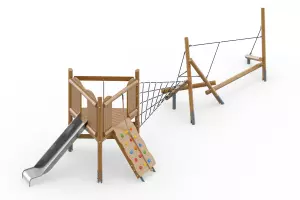 Игровой комплекс «Джунгли с горкой»