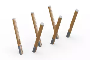 Тропа на наклонных столбах