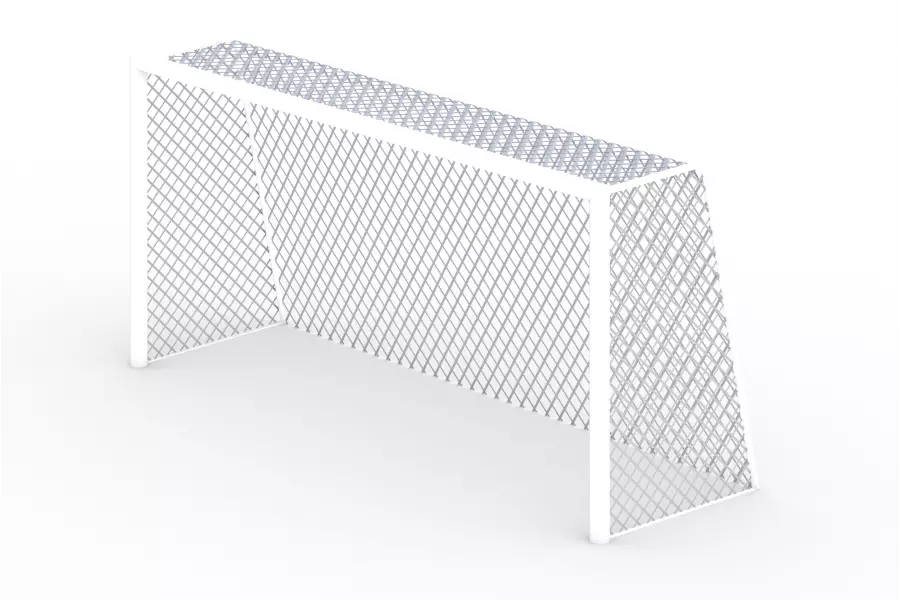 Футбольные ворота большие белые