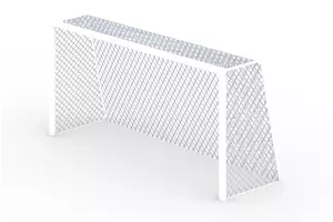 Футбольные ворота большие белые