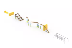 Полоса препятствий в одинарном исполнении