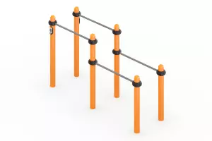 Воркаут «Брусья для отжимания двойные разноуровневые»