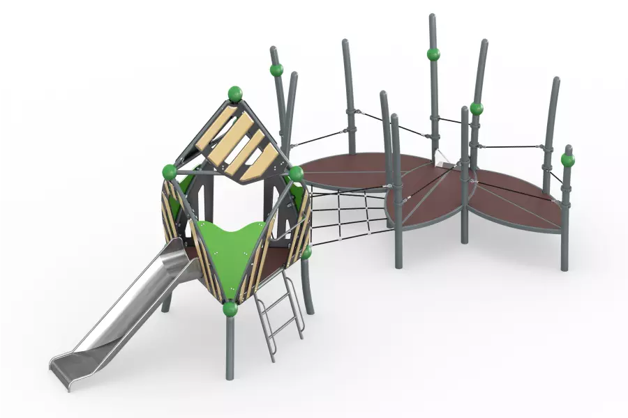 Игровой комплекс «Молекула-3 с лепестками»