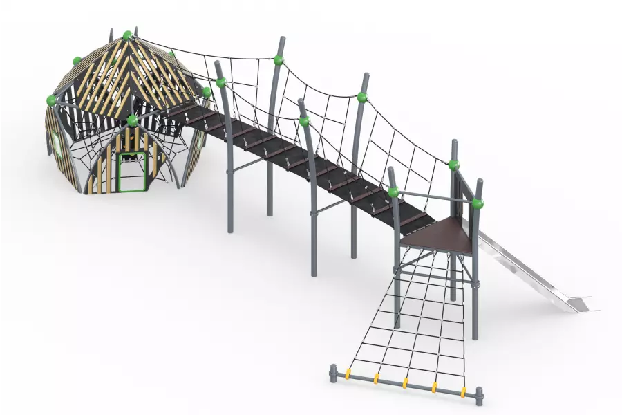 Игровой комплекс «Молекула-5 с тропой»