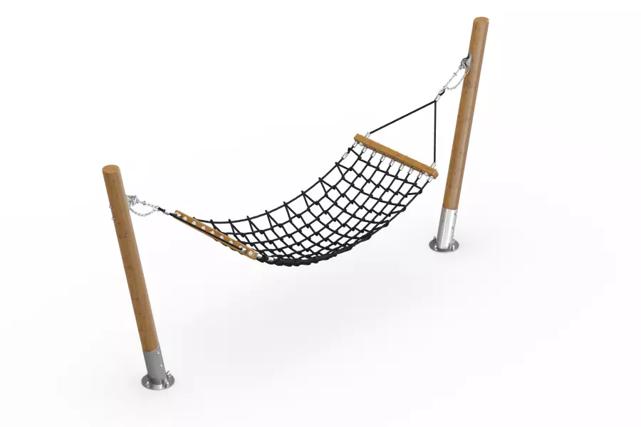 Гамак на круглых столбах тип-2