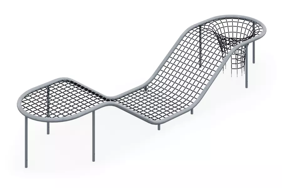 Канатная конструкция «Каньон» тип-2