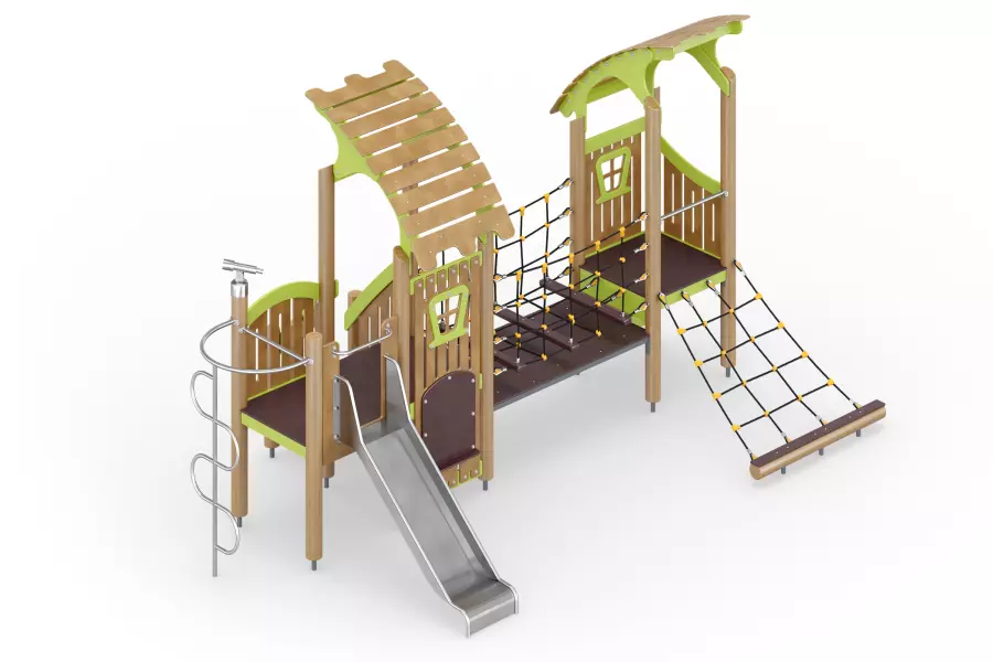 Игровой комплекс «Робинзон с мостиком»