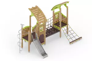 Игровой комплекс «Робинзон с мостиком»