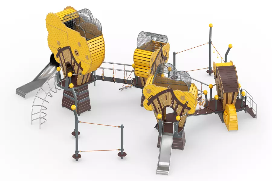 Игровой комплекс «Осенний лес» тип-4