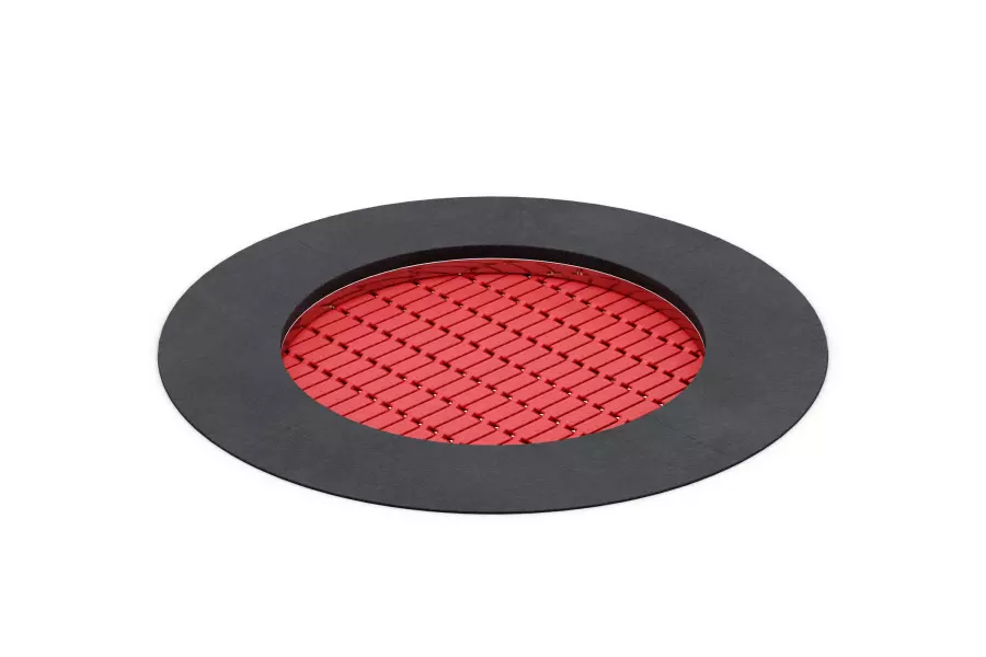 Батут круг Ø190 (прыж. пов. Ø121) красный