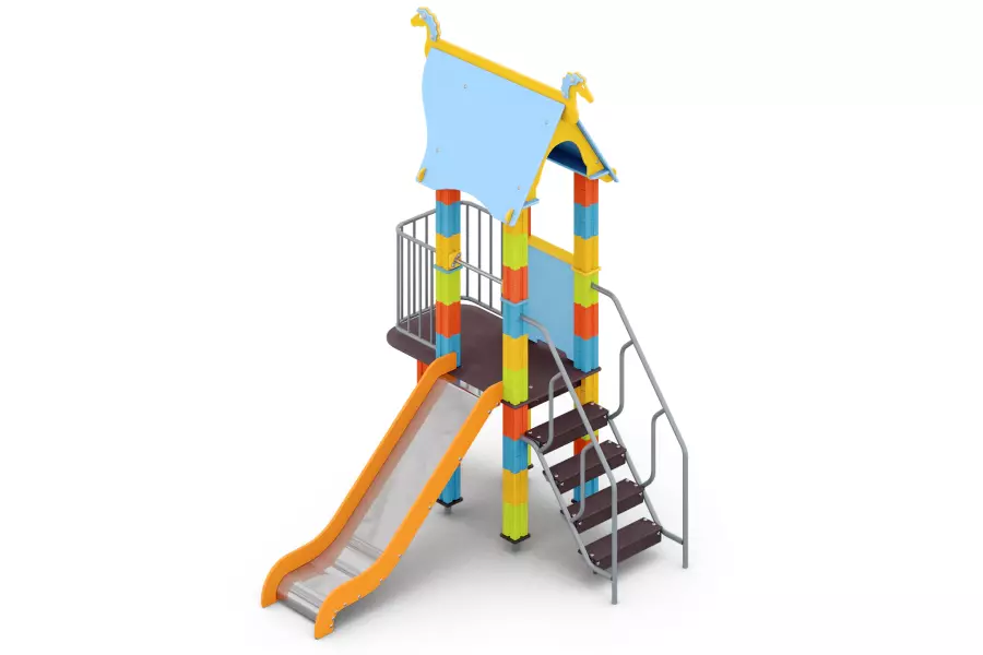 Игровой комплекс «Русская сказка-16 из кубиков»