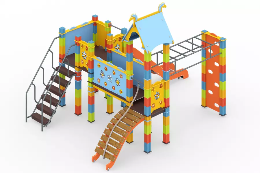 Игровой комплекс «Лошадки» макси