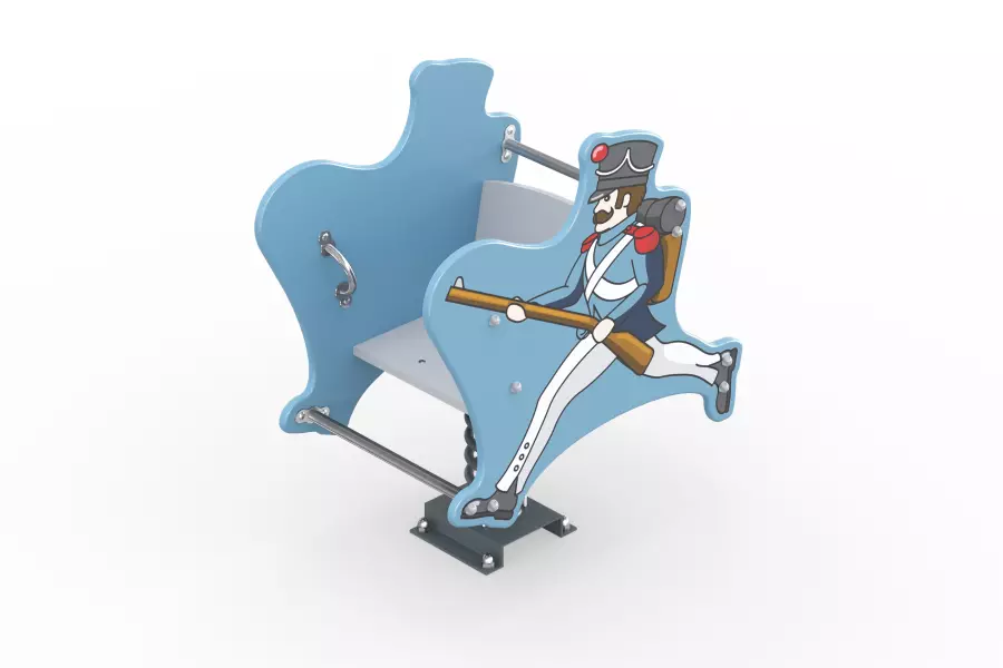 Качалка на пружине «Солдат французской армии»