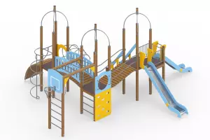 Игровой комплекс с баскетбольным щитом