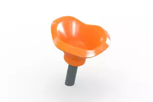 Карусель «Цветок» оранжевый