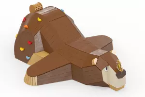 Игровой комплекс «Бурый медведь» тип-1