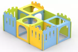 Лабиринт «Крепость» 6 секций