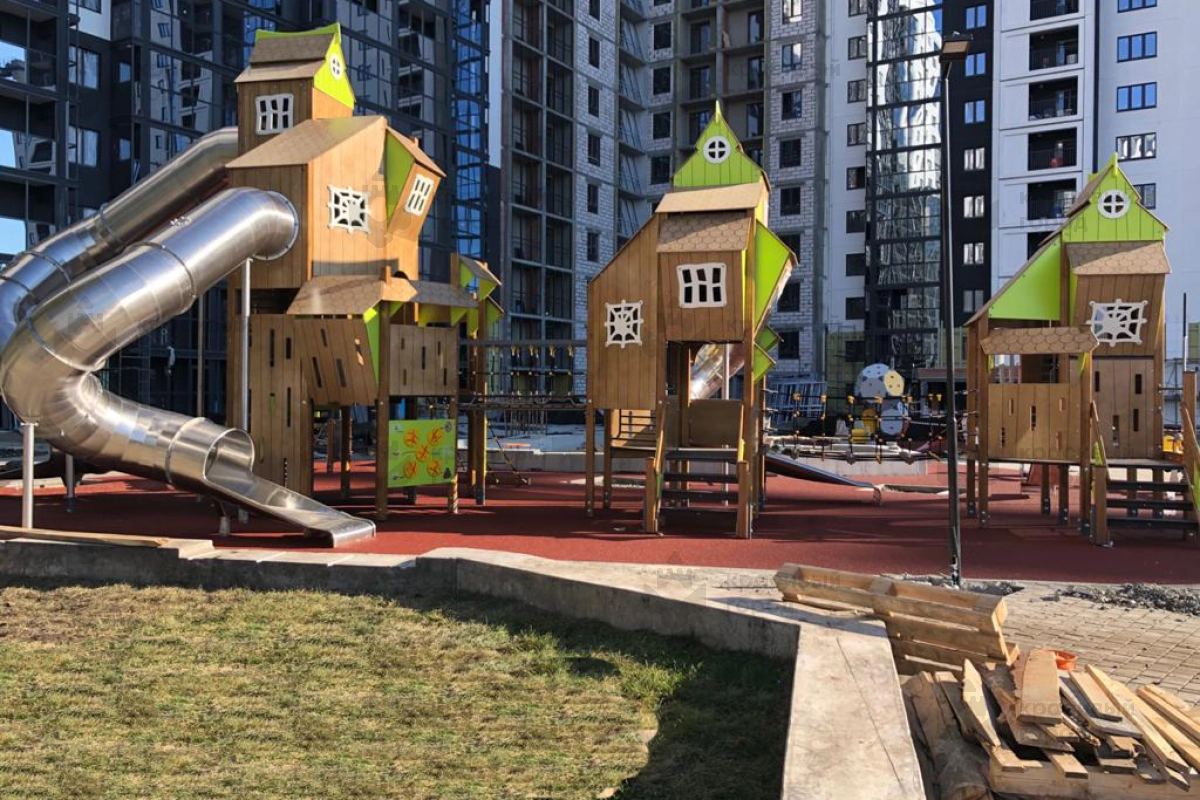 Игровой комплекс «Небесное дерево» тип-1 с переходом - фото 1