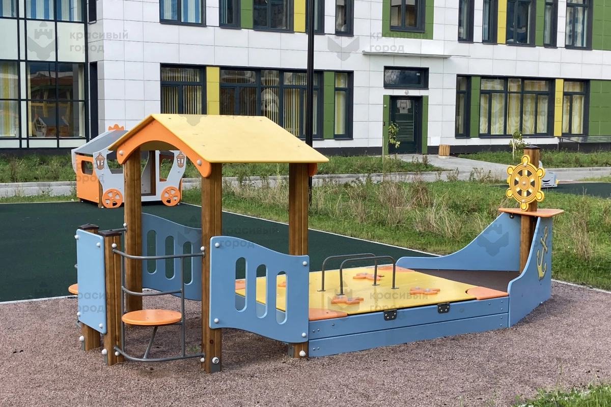 Песочница «Катерок-3 с крышкой» - фото 2
