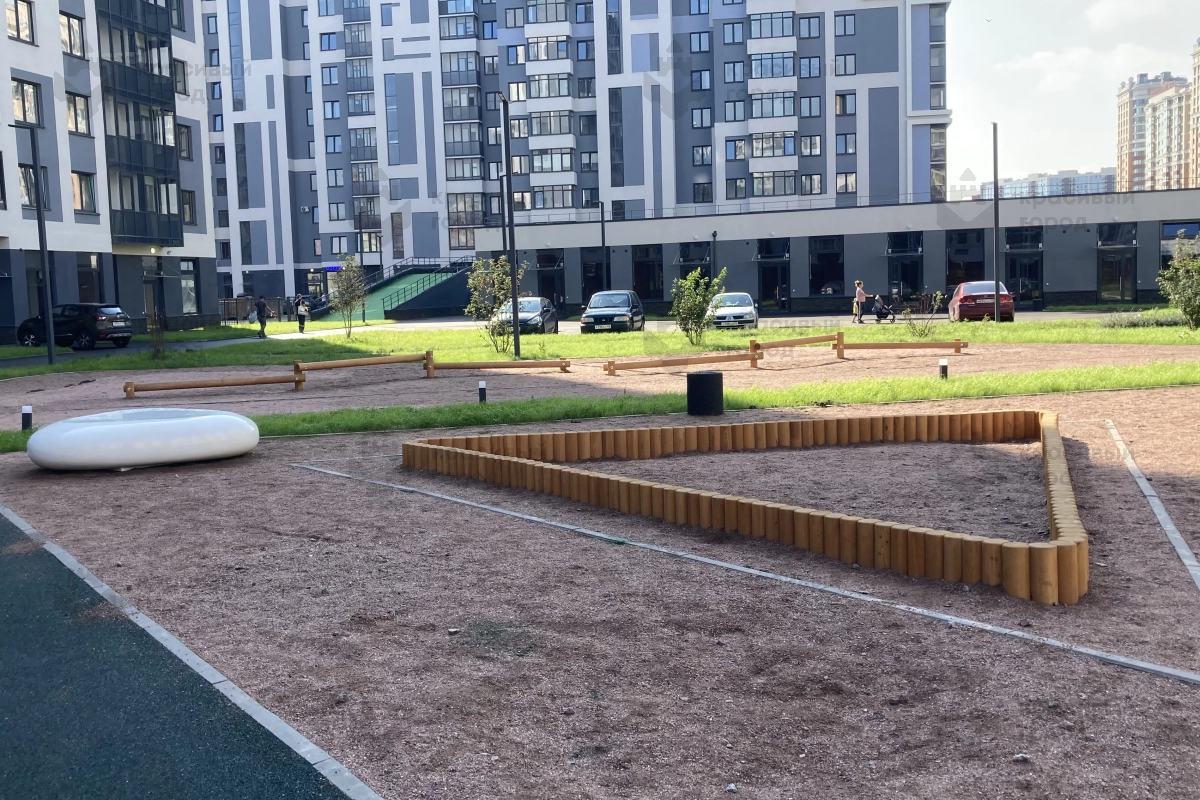 Песочница «Эко жизнь» на круглых столбах (за 1 п. метр) - фото 3